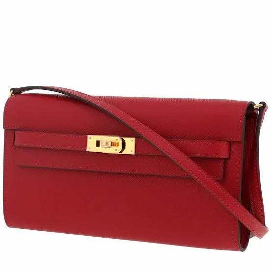 Hermès kelly Clutch Red product view 1