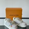 Louis Vuitton Men White Mesh And Leather Sneakers product view 4
