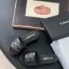 Chanel Women Black Leather Quilted Slides product view 6