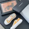 Chanel Women Yellow Canvas And Rubber Sneakers product view 4