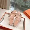 Hermès Women Beige Leather Strappy Sandals product view 4