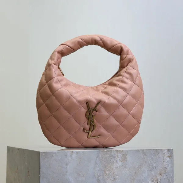 Saint Laurent 25S Icarino 17 In Hortensia Quilted Gold Hardware Bag product view 1