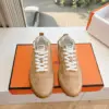 Hermès Women Beige Suede Sneakers product view 1