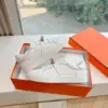 Hermès Women White Leather Sneakers product view 4