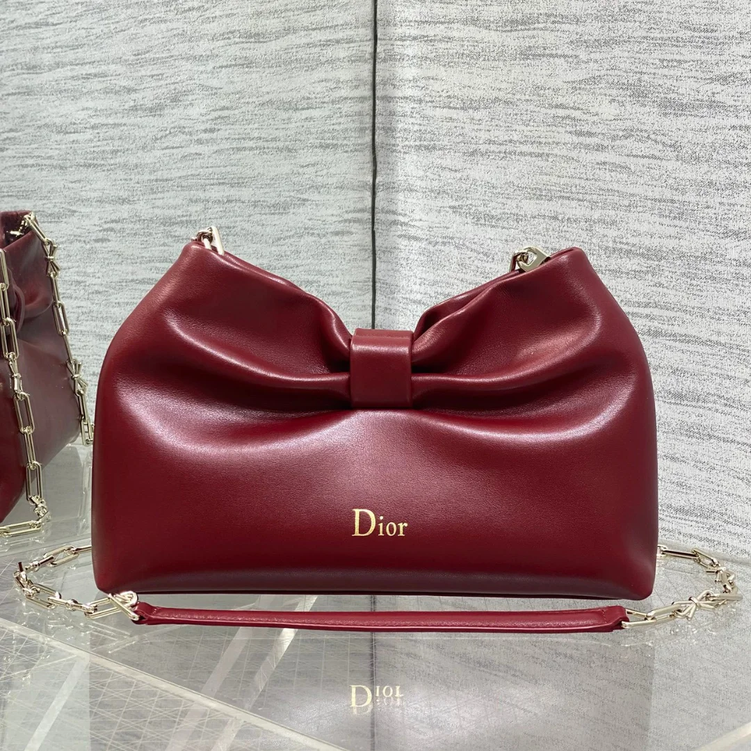 Dior Bow Bag Small Burgundy product view 1