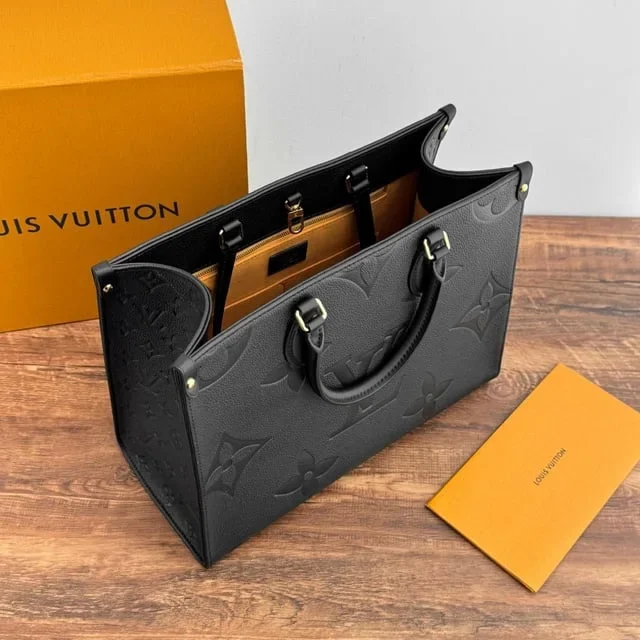 Louis Vuitton Black Empreinte Monogram Giant Onthego MM Bag product view 6