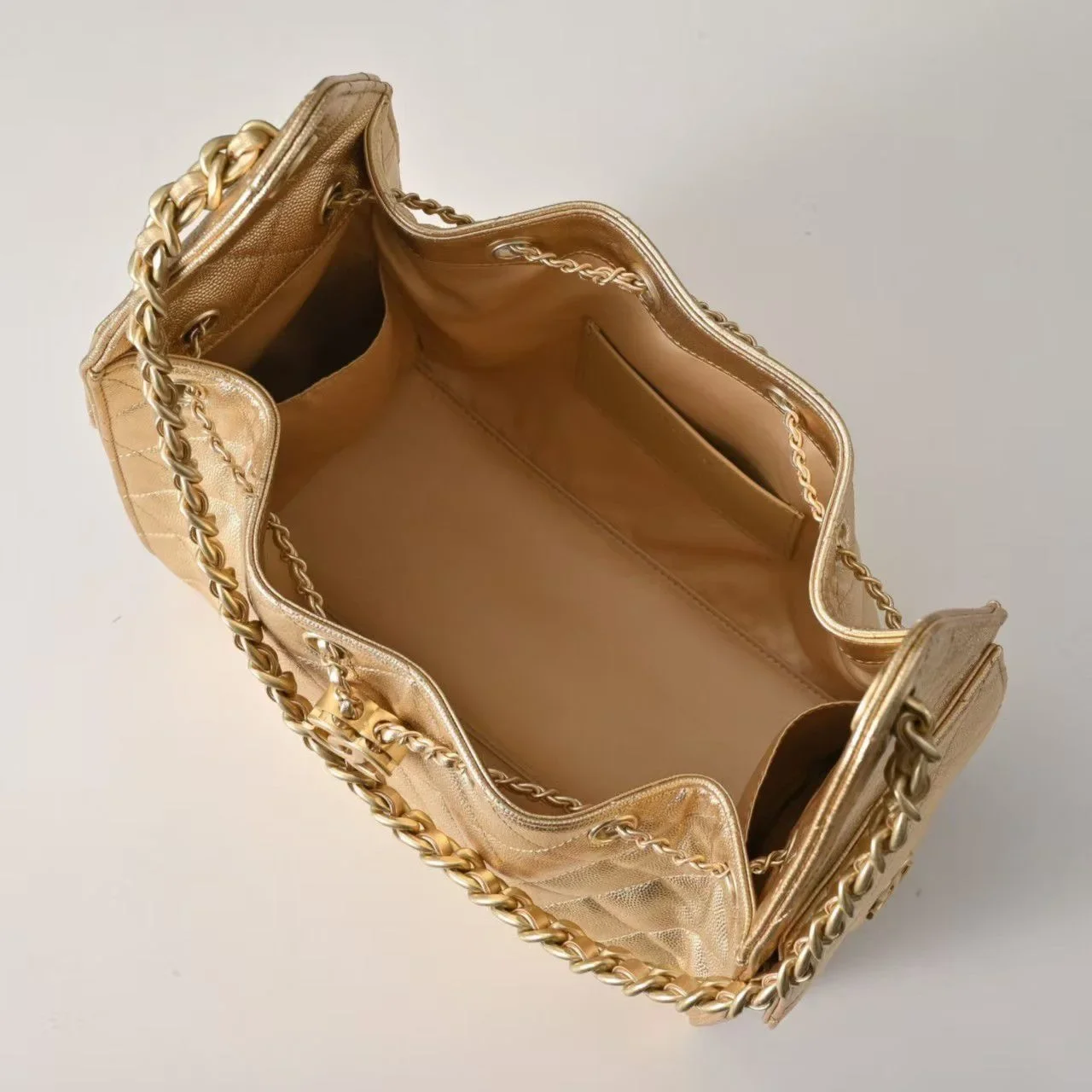Chanel 25 Small Gold, Gold hardware Bag product view 6