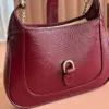 Gucci Jackie Notte Mini Bag 19 In Red Wine Cracked Lacquer Calfskin Gold Hardware product view 3