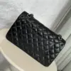 Chanel Classic Flap Medium Lambskin Silver Hardware Bag product view 8