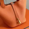 Hermès Picotin 18 Orange Togo Leather Gold Hardware Bag product view 2
