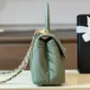 Chanel Coco Handag V-Shaped Pattern With Lock Gold 25 cm Bag product view 4