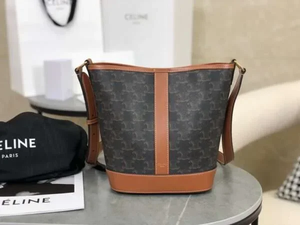 Celine Triomphe Women’s Handbag With Logo Printed 30x22x12cm