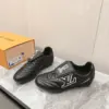 Louis Vuitton Women Black Leather Sneakers product view 3