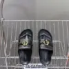 Hermès Women Black Leather Sandals product view 2