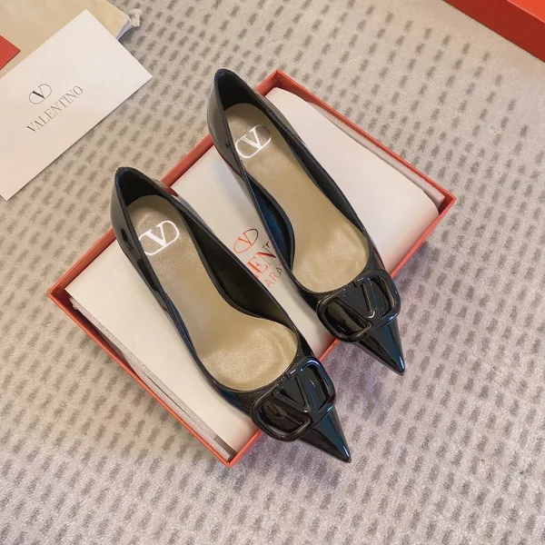 Valentino Women Black Patent Leather Pumps product view 1