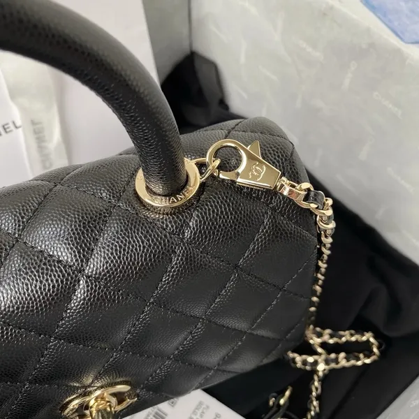 Chanel Coco Small Black with Gold Hardware Bag product view 3