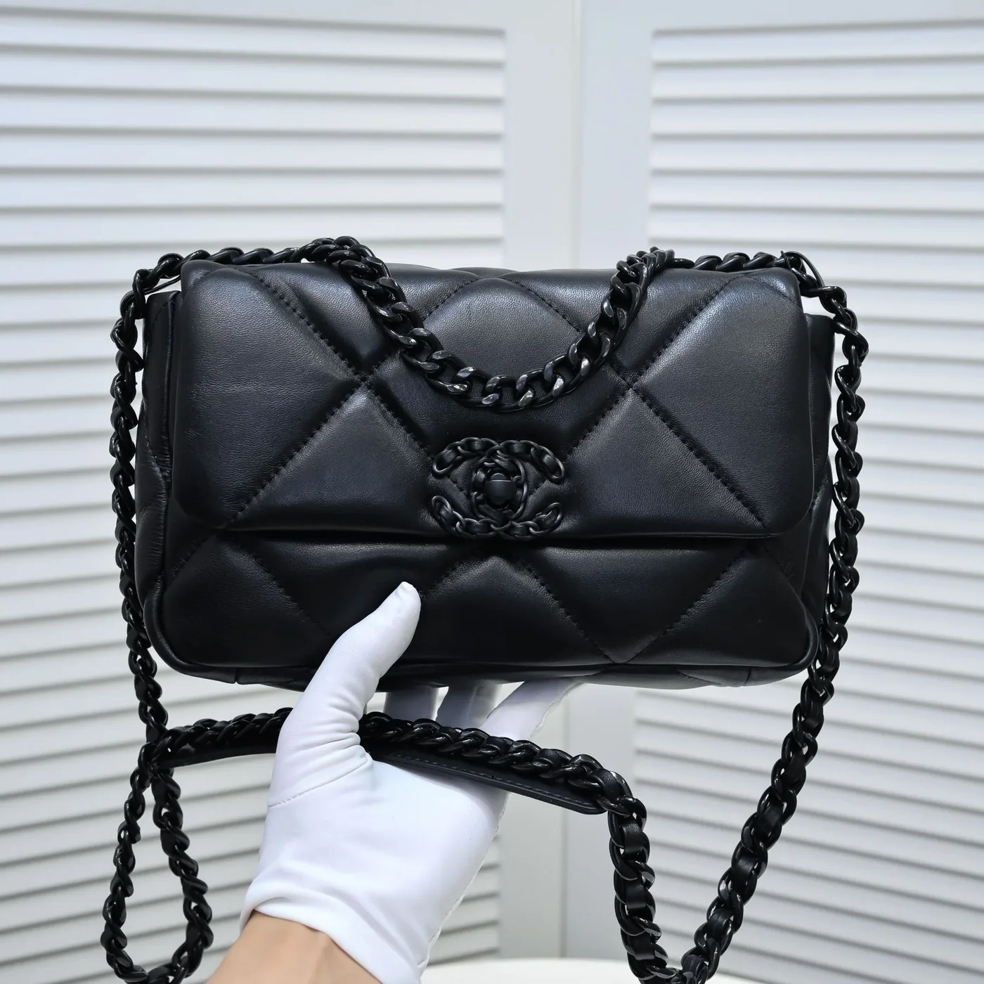 Chanel 19 Flap Bag 26 cm All Black product view 7
