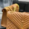 Saint Laurent Medium Envelope Bag in caramel product view 5