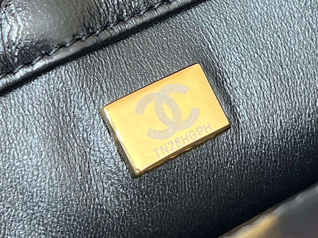 Chanel Mini Rectangular Flap With Top Handle Black 20 cm Bag product view 7