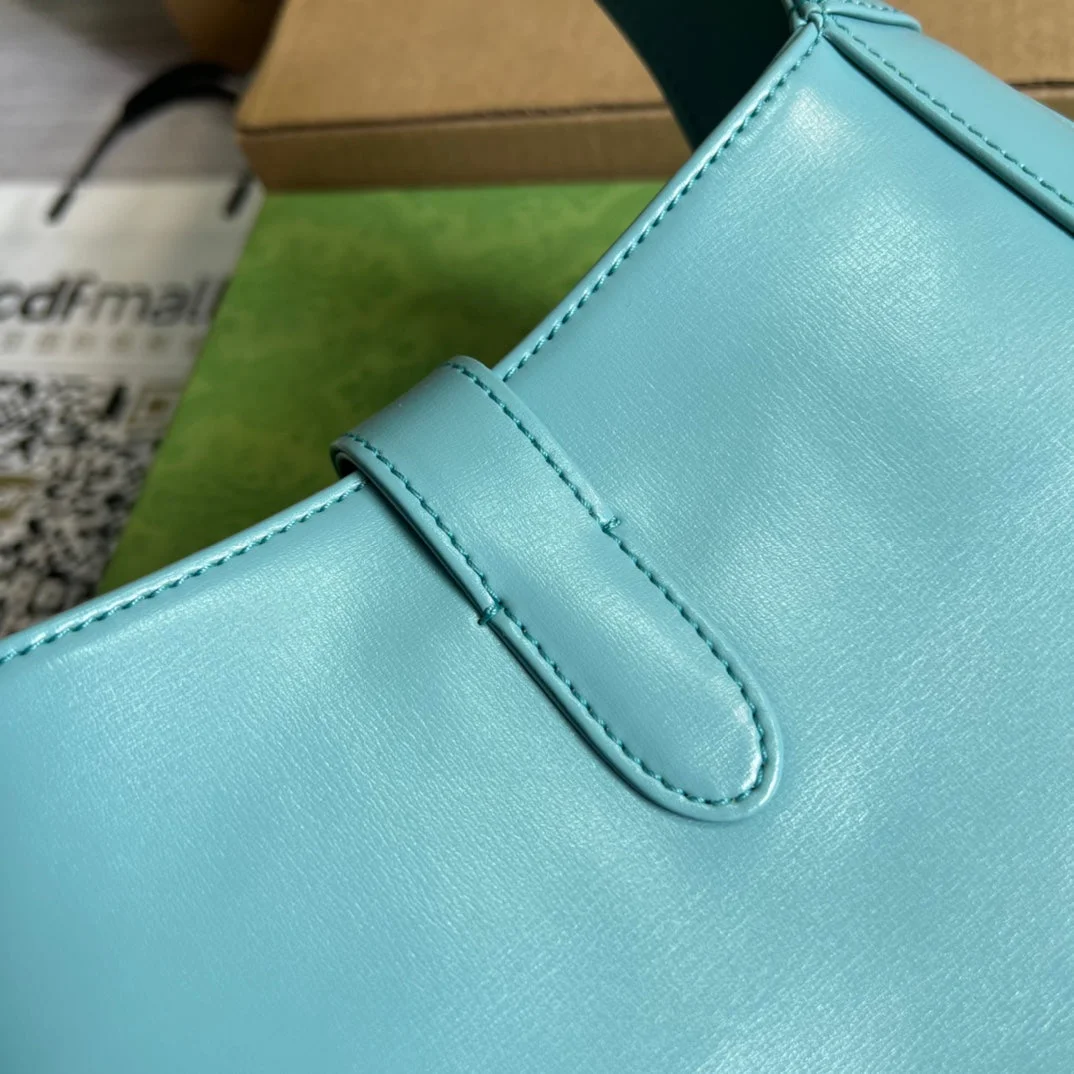 Gucci Jackie Small 28 Shoulder Bag In Blue Pastel Calfskin product view 5