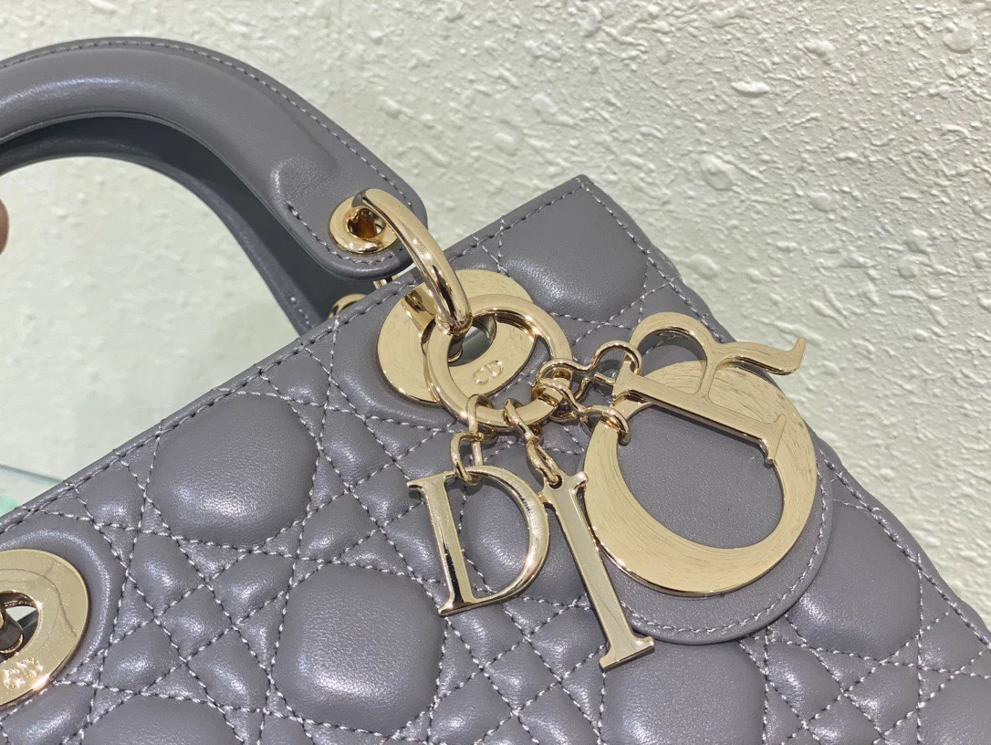 Dior Lady Abc Gray Handbag 20 cm product view 4