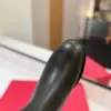 Valentino Women Black Leather Knee High Boots product view 2