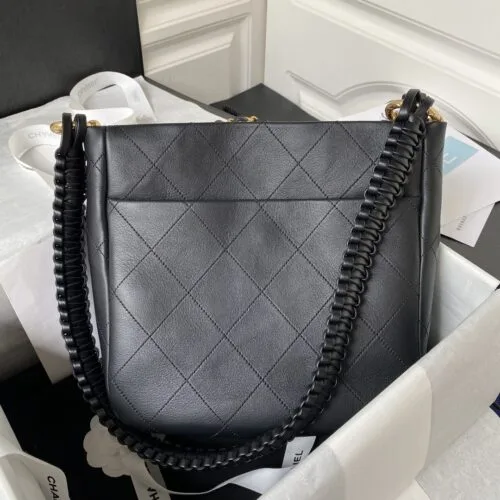 Chanel 23A Hobo Calfskin Black Bag product view 3
