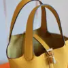 Hermès Picotin 18 Yellow Togo leather Gold Hardware Bag product view 5