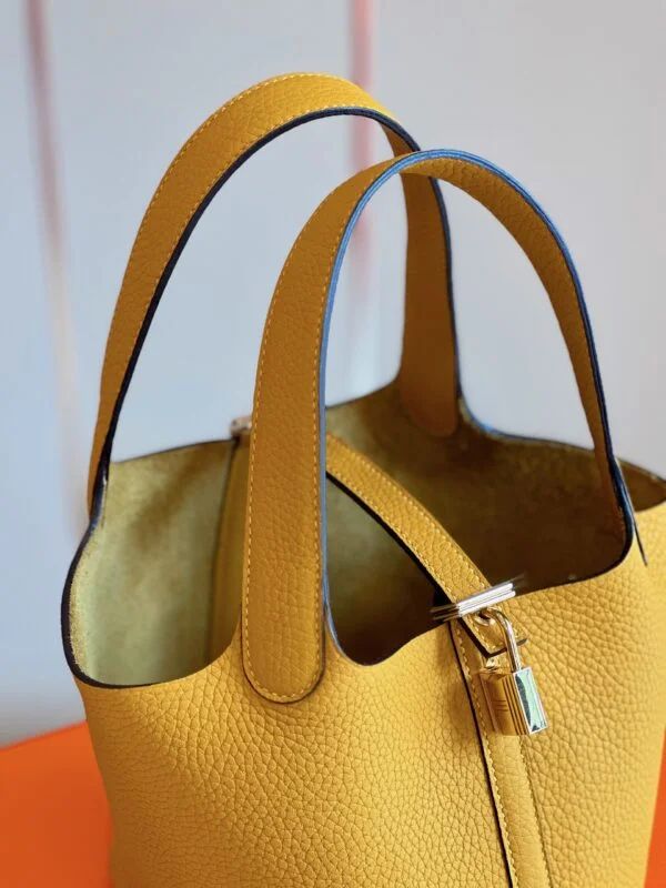 Hermès Picotin 18 Yellow Togo leather Gold Hardware Bag product view 5