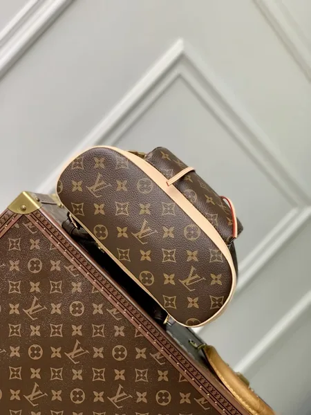 Louis Vuitton Montsouris PM backpack in Monogram coated canvas product view 4