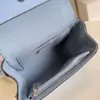 Louis Vuitton Clunny Blue Raised Pattern Handbags 20x16cm product view 2