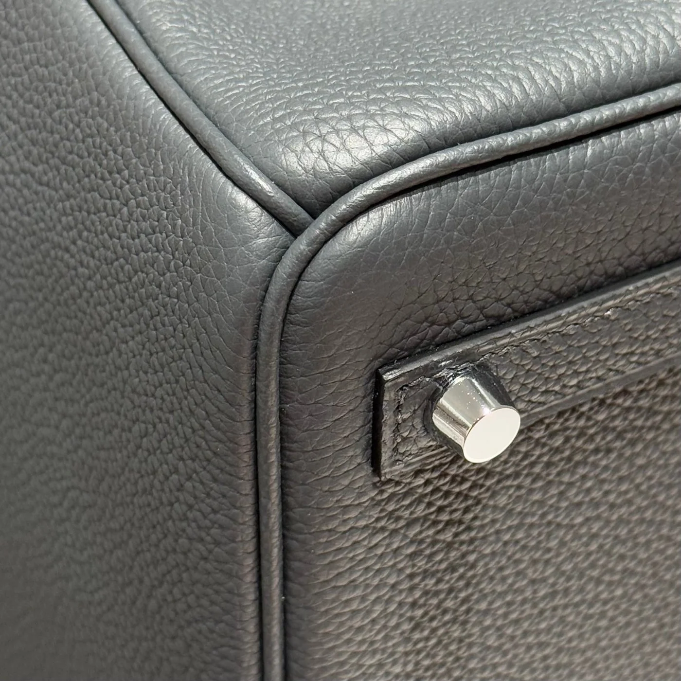 Hermès Birkin 25 In Charcoal Gray Silver Hardware Bag product view 6