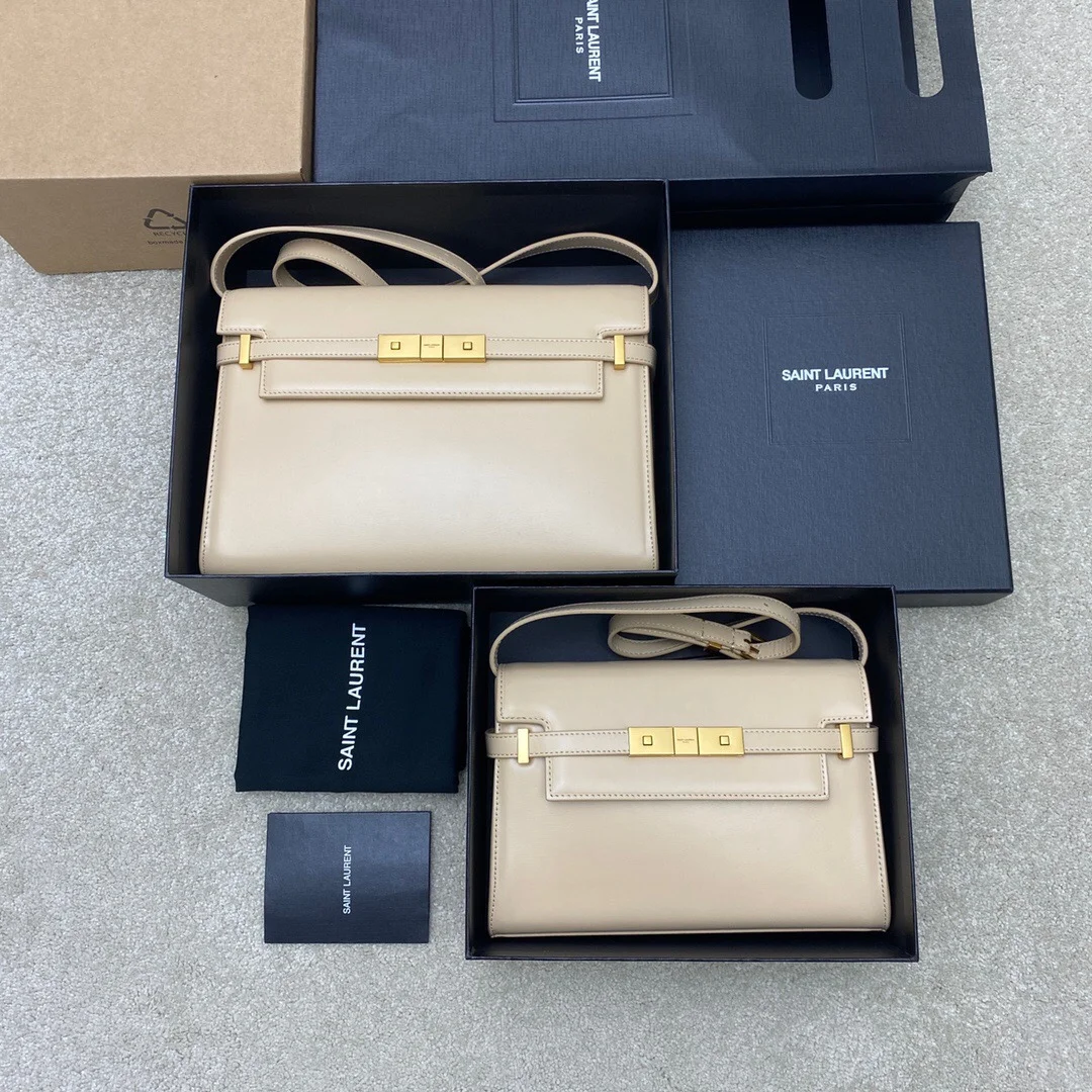 Saint Laurent Smooth Calfskin Manhattan Shoulder Bag product view 1