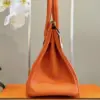 Hermès Birkin 30 Orange Palladium Hardware Bag product view 6