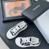 Chanel Women Black Canvas White Trim Sneakers product view 6