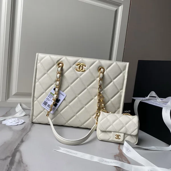 Chanel Small Tote White product view 1