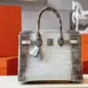 Hermès Birkin 30 Himalaya Albino Crocodile Leather Bag product view 2