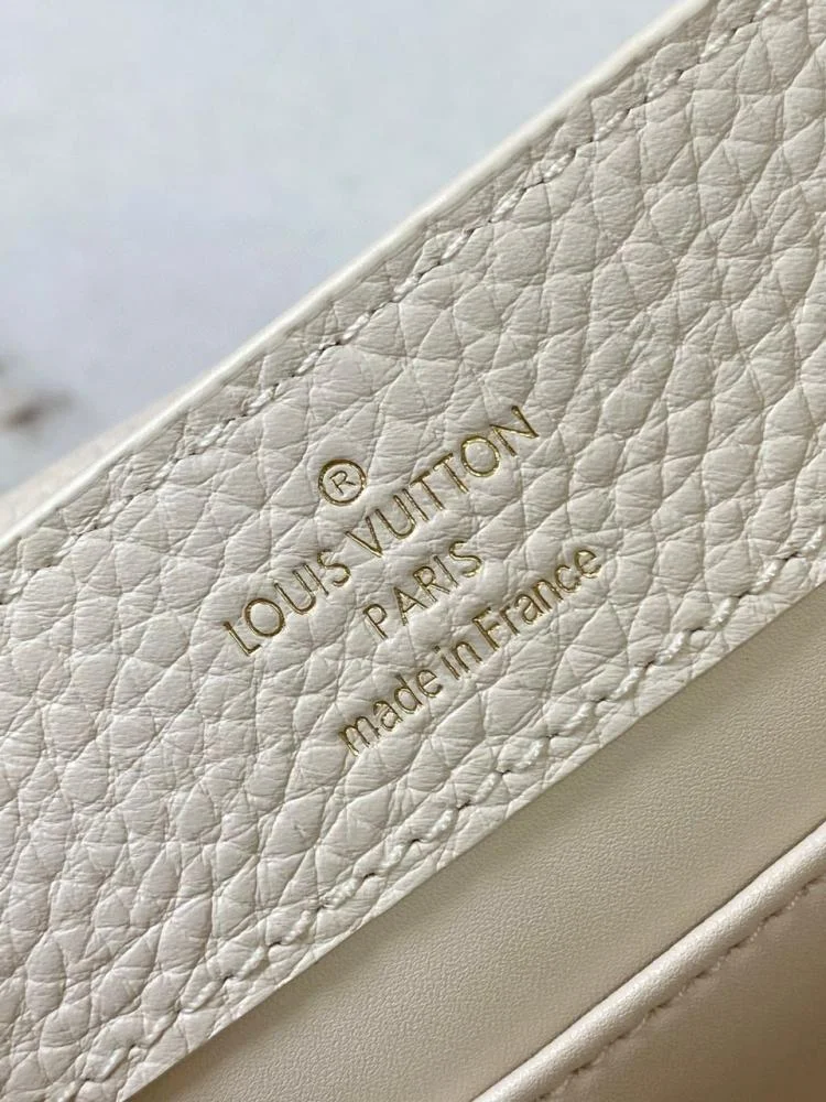 Louis Vuitton Capucines Beige Louis Vuitton Pattern Purple 21 cm Bag product view 2