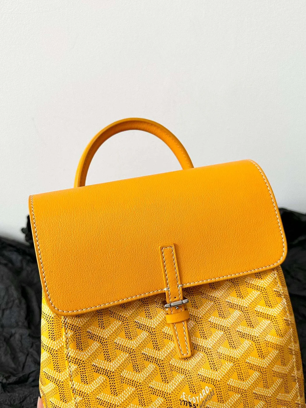 Goyard Mini Backpack Yellow Monogram Pattern 23x19cm product view 3