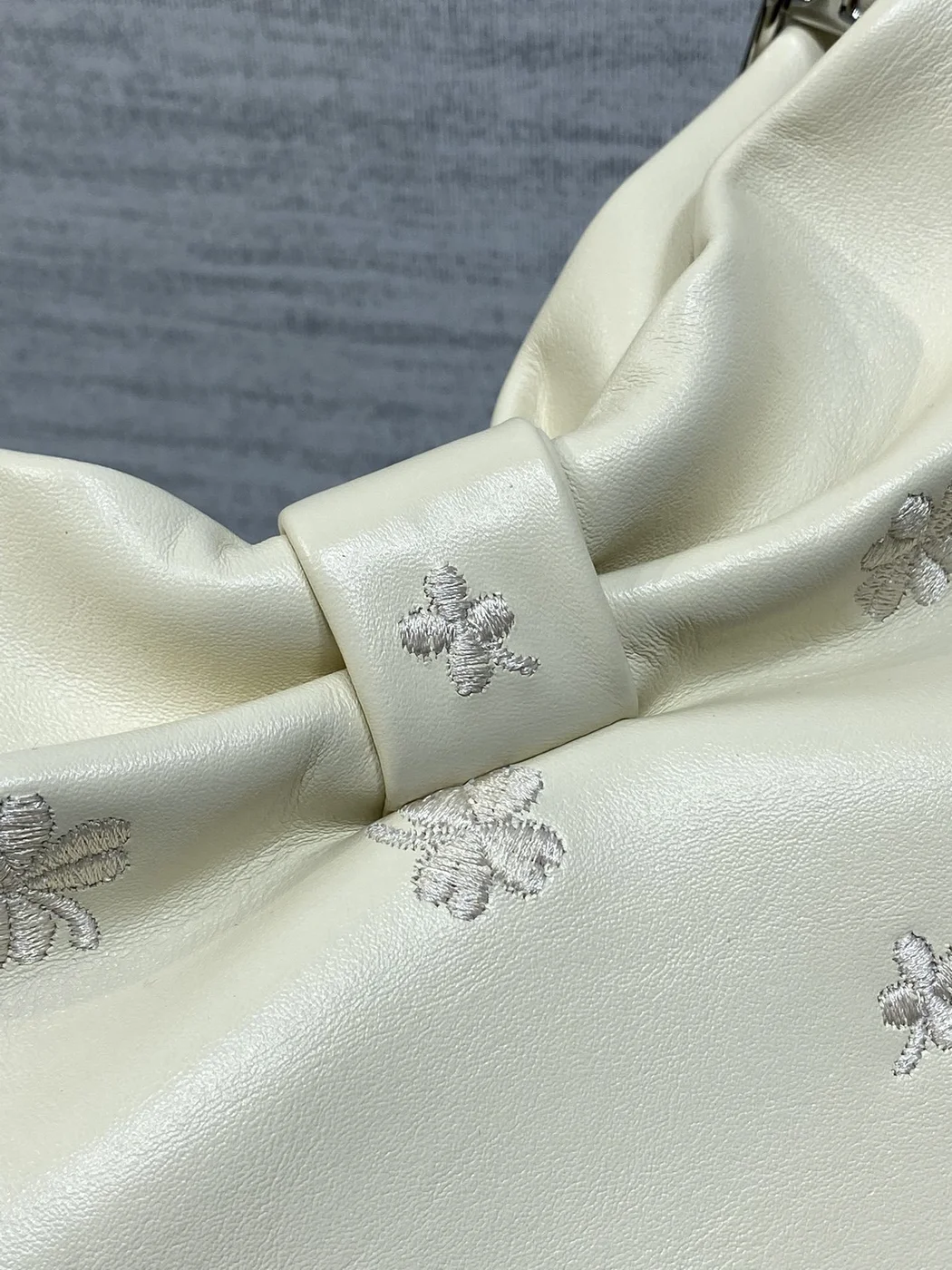 Dior Bow Bag Small Latte Lambskin product view 4