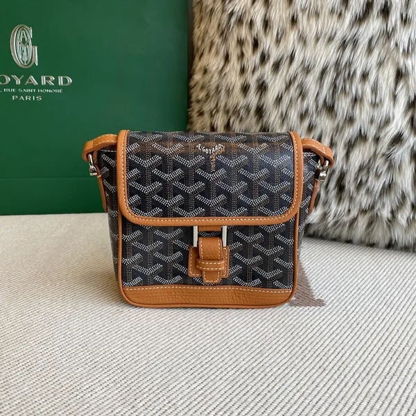 Goyard Black Coated Canvas Mini Cross-Body Bag product view 1