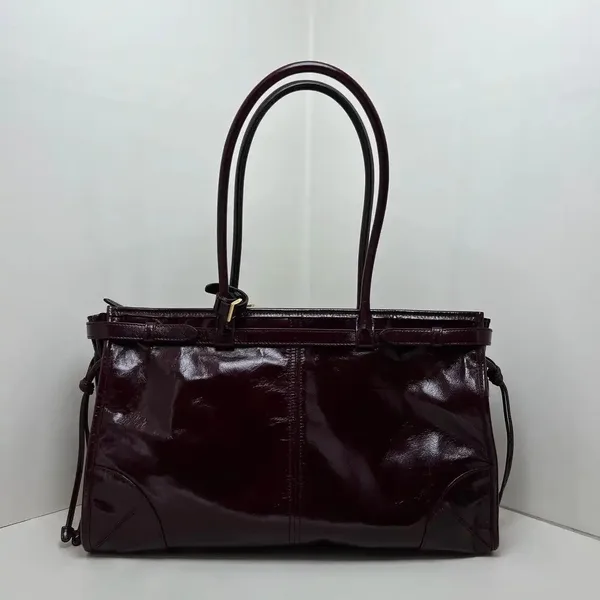 Prada Bonnie Large Maroon Bag product view 3