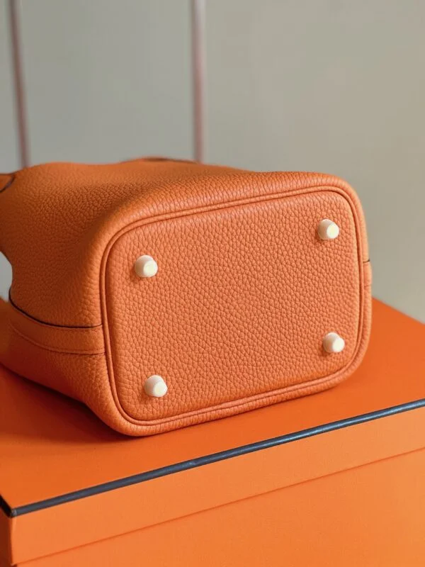 Hermès Picotin 18 Orange Togo Leather Gold Hardware Bag product view 8