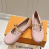 Louis Vuitton Women Pink Fabric Mary Janes Heels product view 5