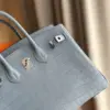 Hermès Birkin Hand Sewing Imported Leather Handbags 25 cm product view 5