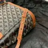 Goyard Mini Backpack Brown Monogram Pattern Size 23x19cm product view 3