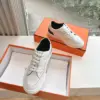 Hermès Women White Leather Sneakers product view 3