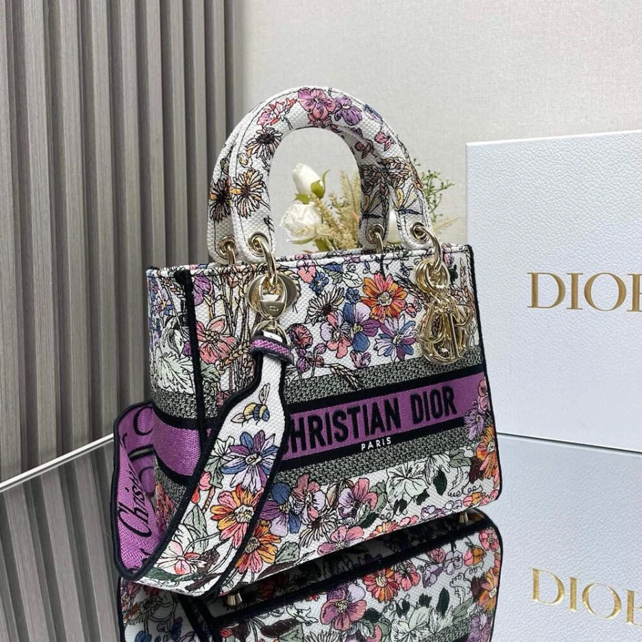 Dior Medium Dioriviera Lady D-Lite Bag product view 2