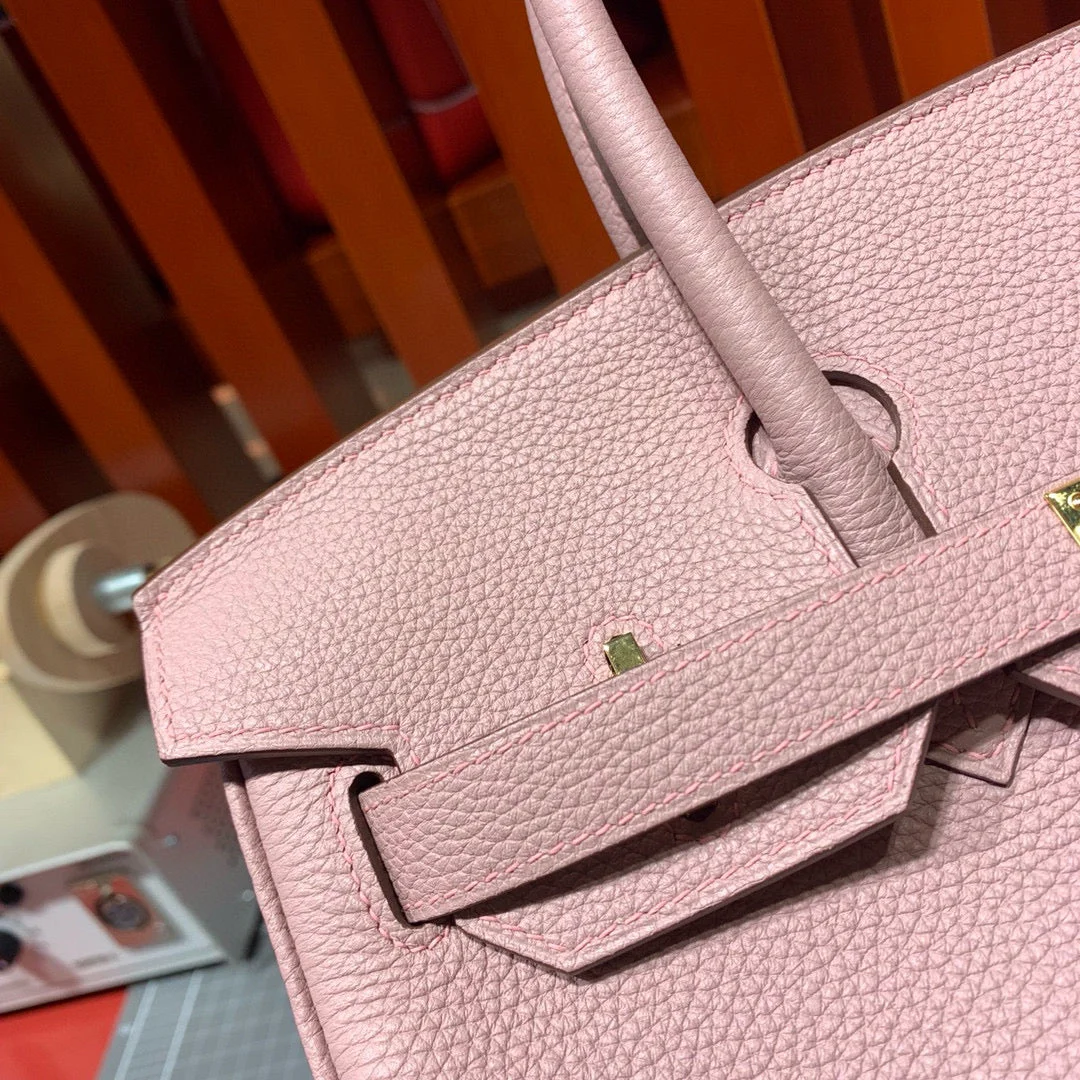 Hermès Birkin 30 cm Light Pink Togo Leather Gold Hardware Bag product view 4