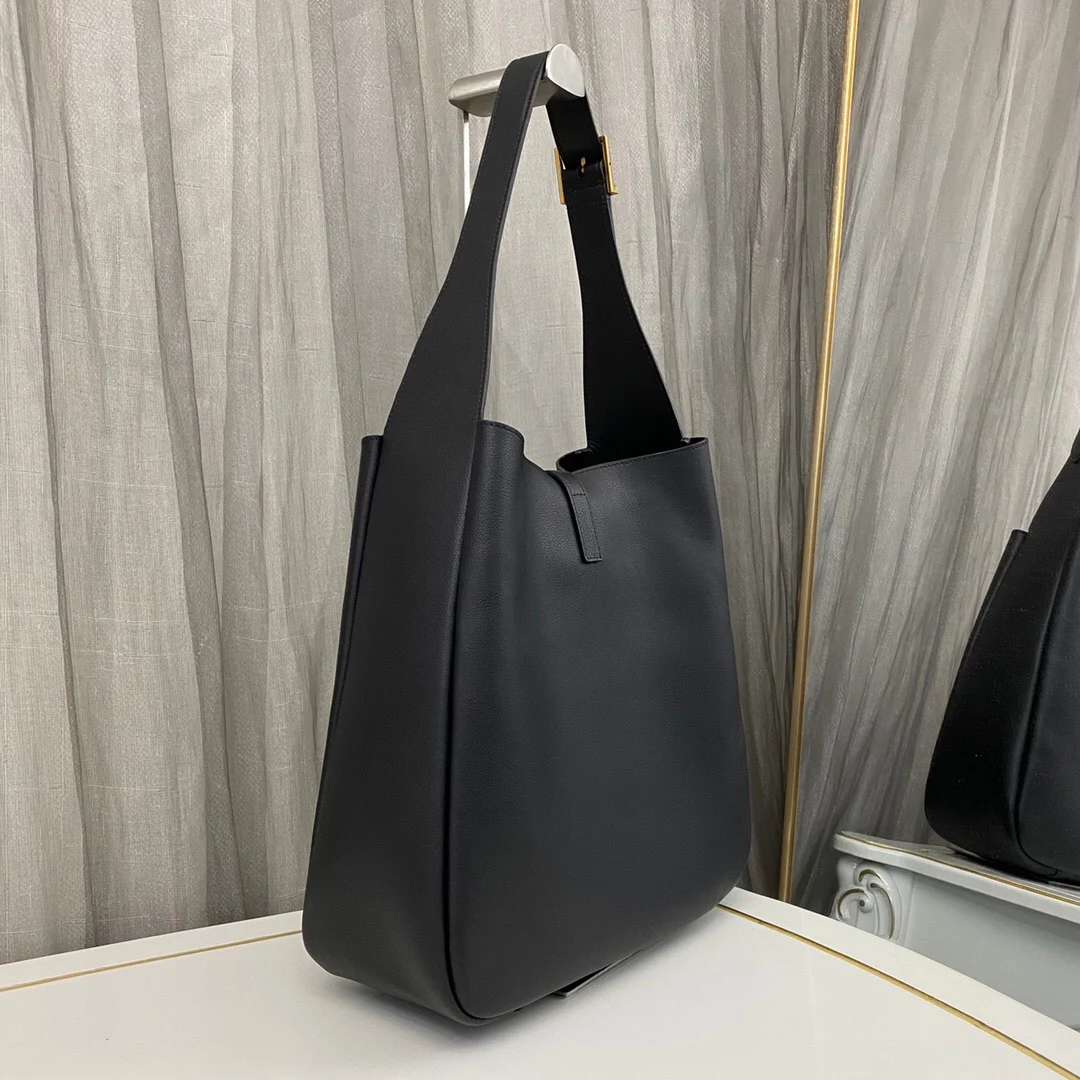 Saint Laurent Black 1453YS Hobe Bag 30 cm product view 2